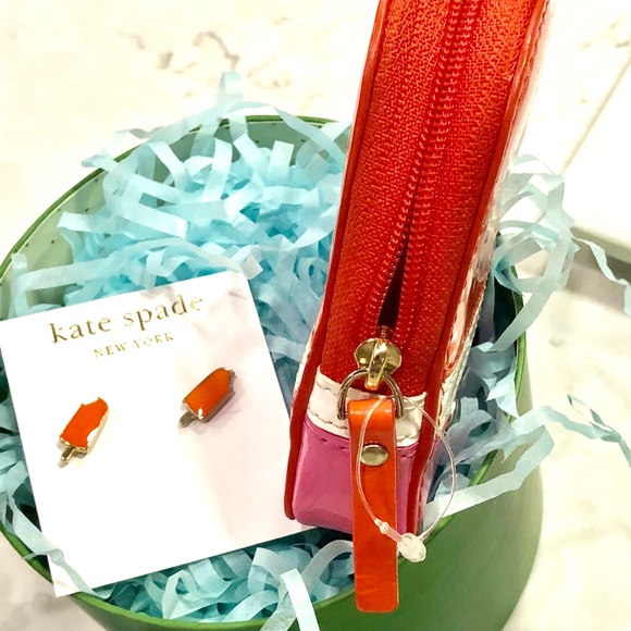 Kate Spade Flavor Month Coin Purse & Earrings - Picture 4 of 8